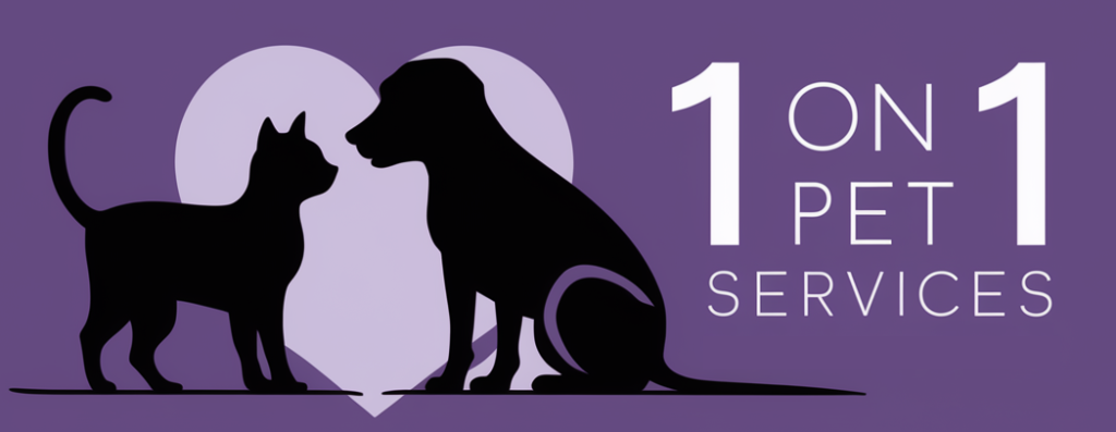 1 on 1 Pet Services Logo